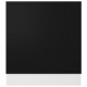 Indaplovės plokštė, juodos spalvos, 59,5x3x67cm, MDP