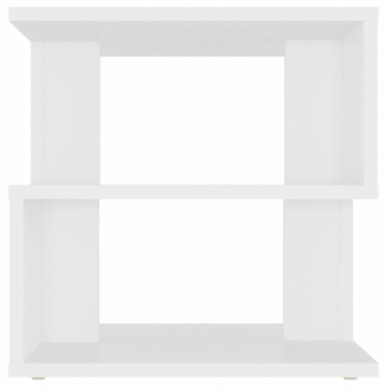Šoninis staliukas, baltos spalvos, 40x40x40cm, MDP
