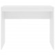 Rašomasis stalas, baltos spalvos, 90x40x72cm, apdirbta mediena