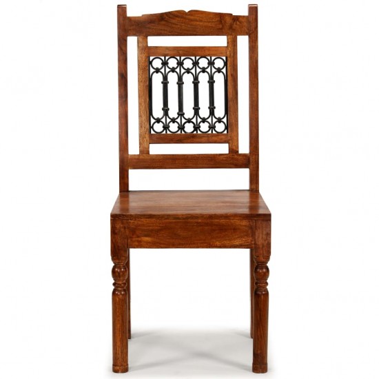 Valgomojo kėdės, 2vnt., medienos masyvas su medaus apdaila