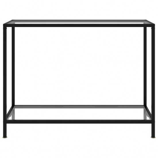 Konsolinis staliukas, skaidrus, 100x35x75cm, grūdintas stiklas