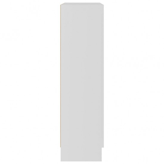 Vitrininė spintelė, baltos spalvos, 82,5x30,5x115cm, MDP