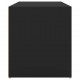 Koridoriaus suoliukas, juodos spalvos, 80x40x45cm, MDP