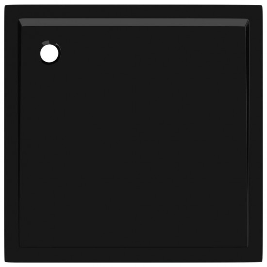Dušo padėklas, juodos spalvos, 90x90cm, ABS, kvadratinis