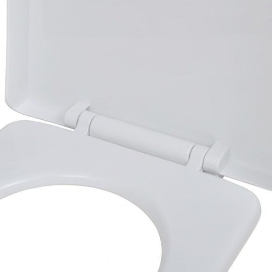 Klozeto sėdynės, 2vnt., baltos, plastikas