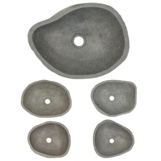 Praustuvas, upės akmuo, ovalo forma, 37–46cm