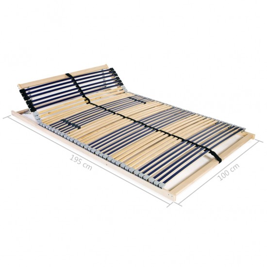 Grotelės lovai su 42 lentjuostėmis, 7 zonos, 100x200cm