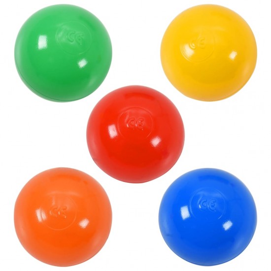 Žaidimų palapinė su 250 kamuoliukų, rožinė, 70x112x70cm