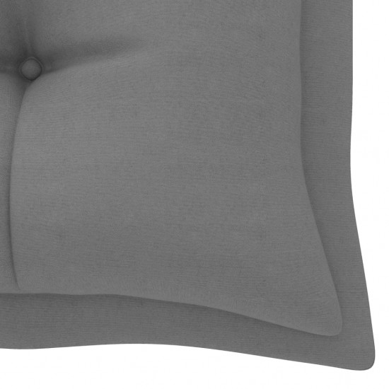 Sodo suoliuko pagalvėlė, pilkos spalvos, 180x50x7cm, audinys