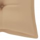 Sodo suoliuko pagalvėlė, smėlio spalvos, 120x50x7cm, audinys