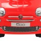 Vaikiškas automobilis Fiat 500, raudonas