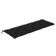 Sodo suoliuko pagalvėlė, juodos spalvos, 150cm, audinys