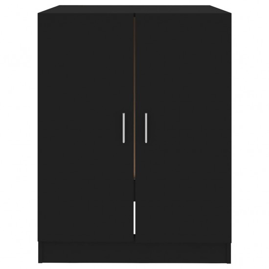 Skalbimo mašinos spintelė, juodos spalvos, 71x71,5x91,5cm