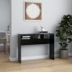 Konsolinis staliukas, juodos spalvos, 105x30x80cm, MDP