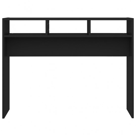 Konsolinis staliukas, juodos spalvos, 105x30x80cm, MDP