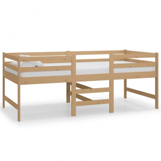 Vidutinio aukščio lova, medaus ruda, 90x200cm, pušies masyvas