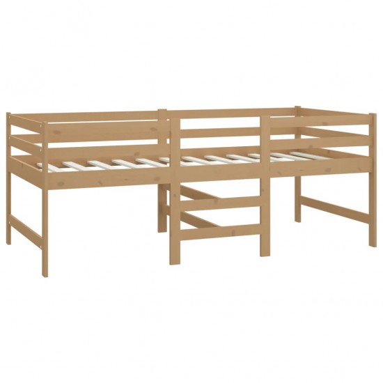 Vidutinio aukščio lova, medaus ruda, 90x200cm, pušies masyvas