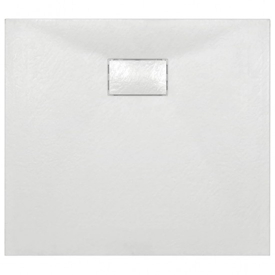 Dušo padėklas, baltos spalvos, 90x80 cm, lieto lakšto junginys