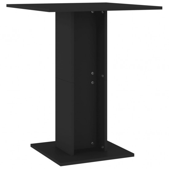 Bistro staliukas, juodos spalvos, 60x60x75cm, MDP