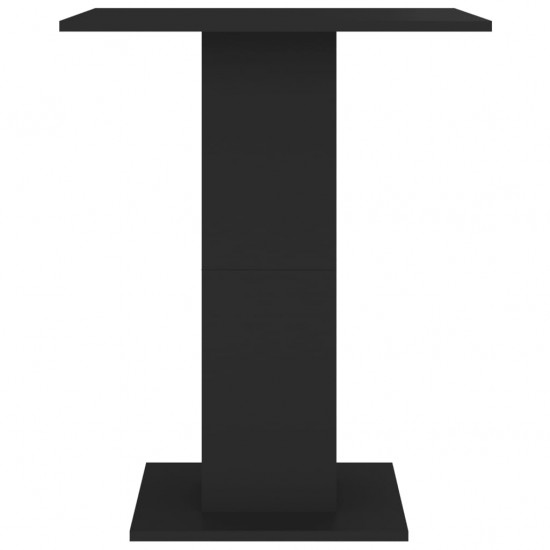 Bistro staliukas, juodos spalvos, 60x60x75cm, MDP