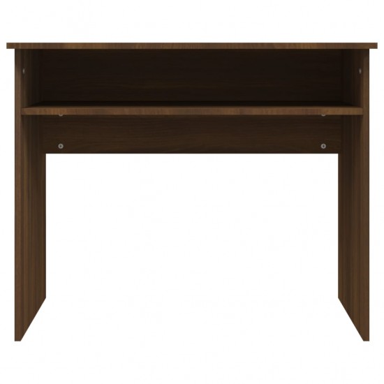 Rašomasis stalas, rudas ąžuolo, 90x50x74cm, apdirbta mediena