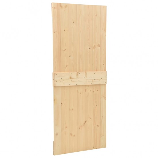 Durys, 80x210cm, pušies medienos masyvas