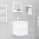 Vonios kambario veidrodis, baltos spalvos, 40x10,5x37cm, MDP