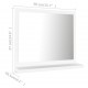 Vonios kambario veidrodis, baltos spalvos, 40x10,5x37cm, MDP