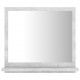 Vonios kambario veidrodis, betono pilkas, 40x10,5x37cm, MDP