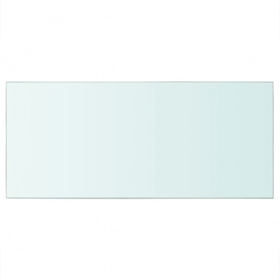 Lentynos plokštė, skaidrus stiklas, 50x25 cm