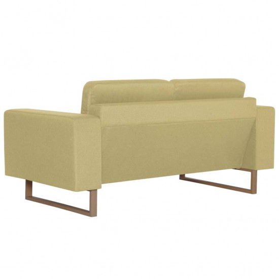 Dvivietė sofa, žalia, audinys