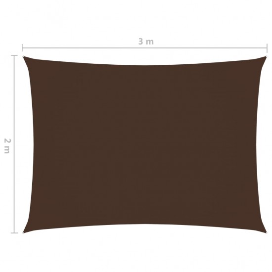Uždanga nuo saulės, ruda, 2x3m, oksfordo audinys, stačiakampė