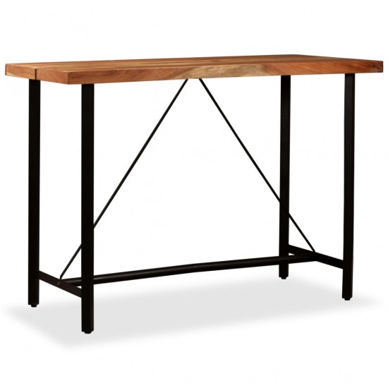 Baro stalas, akacijos mediena, 150x70x107 cm