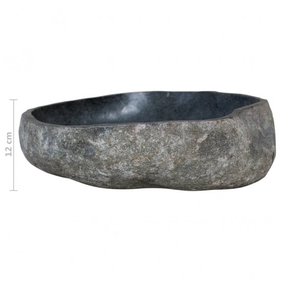 Praustuvas, upės akmuo, ovalo formos, 29–38cm