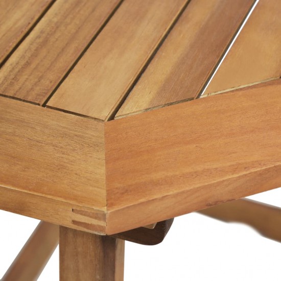 Bistro baldų komplektas, 4 dalių, akacijos medienos masyvas