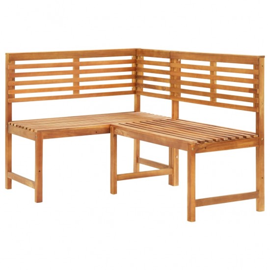 Bistro baldų komplektas, 4 dalių, akacijos medienos masyvas