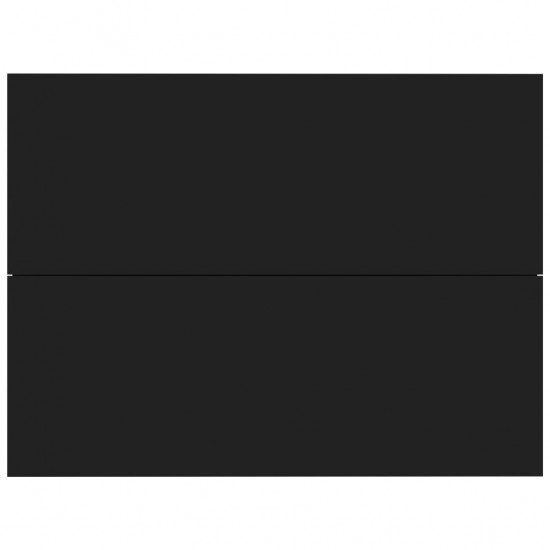Naktinė spintelė, juodos spalvos, 40x30x30cm, MDP