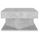 Kavos staliukas, betono pilkos spalvos, 57x57x30cm, MDP