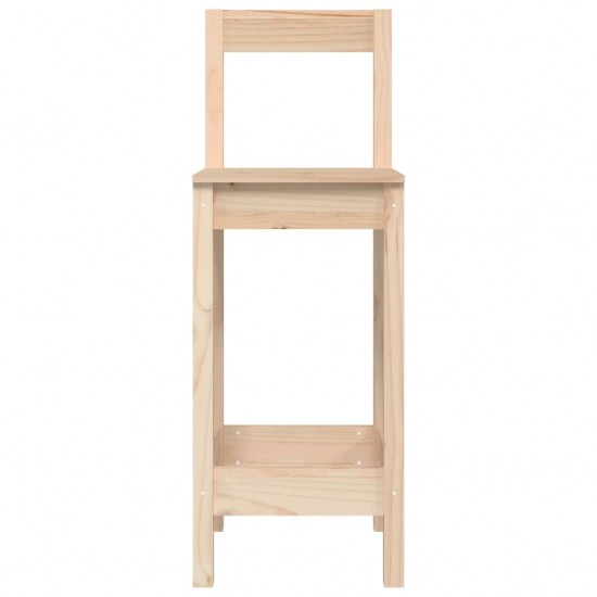 Baro kėdės, 2vnt., 40x41,5x112cm, pušies medienos masyvas