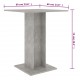 Bistro staliukas, betono pilkos spalvos, 60x60x75cm, MDP