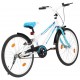 Vaikiškas dviratis, mėlynos ir baltos spalvos, 24 colių