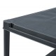 Sandėliavimo lentyna, juoda, 60x30x180cm, plastikas, 125kg