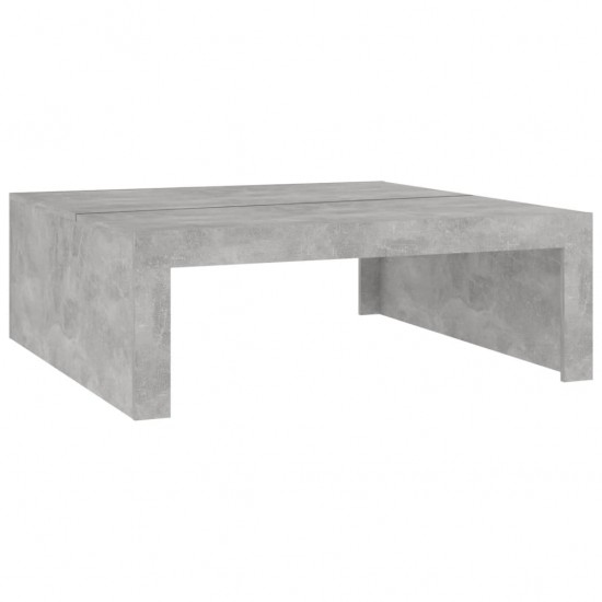 Kavos staliukas, betono pilkos spalvos, 100x100x35cm, MDP
