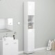 Vonios kambario spintelė, ypač blizgi balta, 32x25,5x190cm, fanera