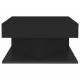Kavos staliukas, juodos spalvos, 57x57x30cm, MDP