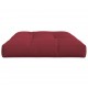 Paletės pagalvėlė, raudonojo vyno spalvos, 120x80x10cm, audinys