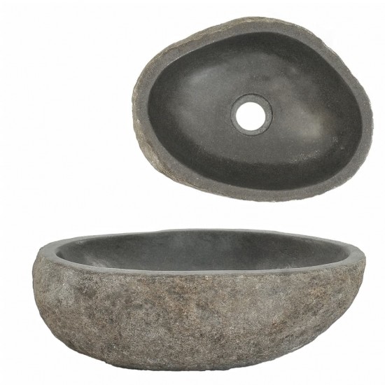 Praustuvas, upės akmuo, ovalo forma, 29–38cm