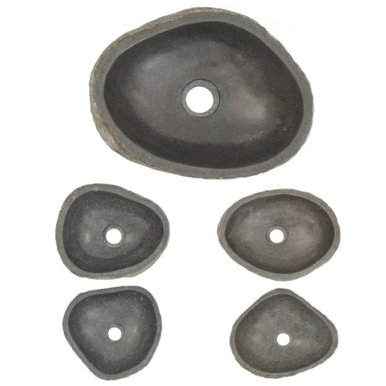 Praustuvas, upės akmuo, ovalo forma, 29–38cm