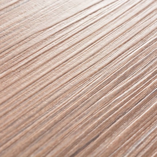 PVC grindų plokštės, prilipdomos, 5,02m², 2mm, ąžuolo ruda