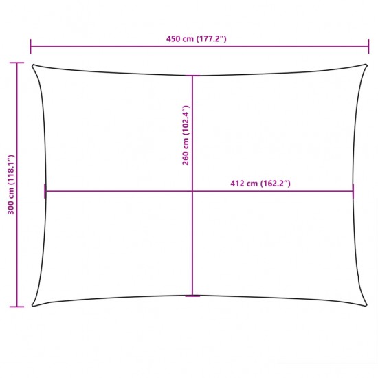 Uždanga nuo saulės, juoda, 3x4,5m, oksfordo audinys